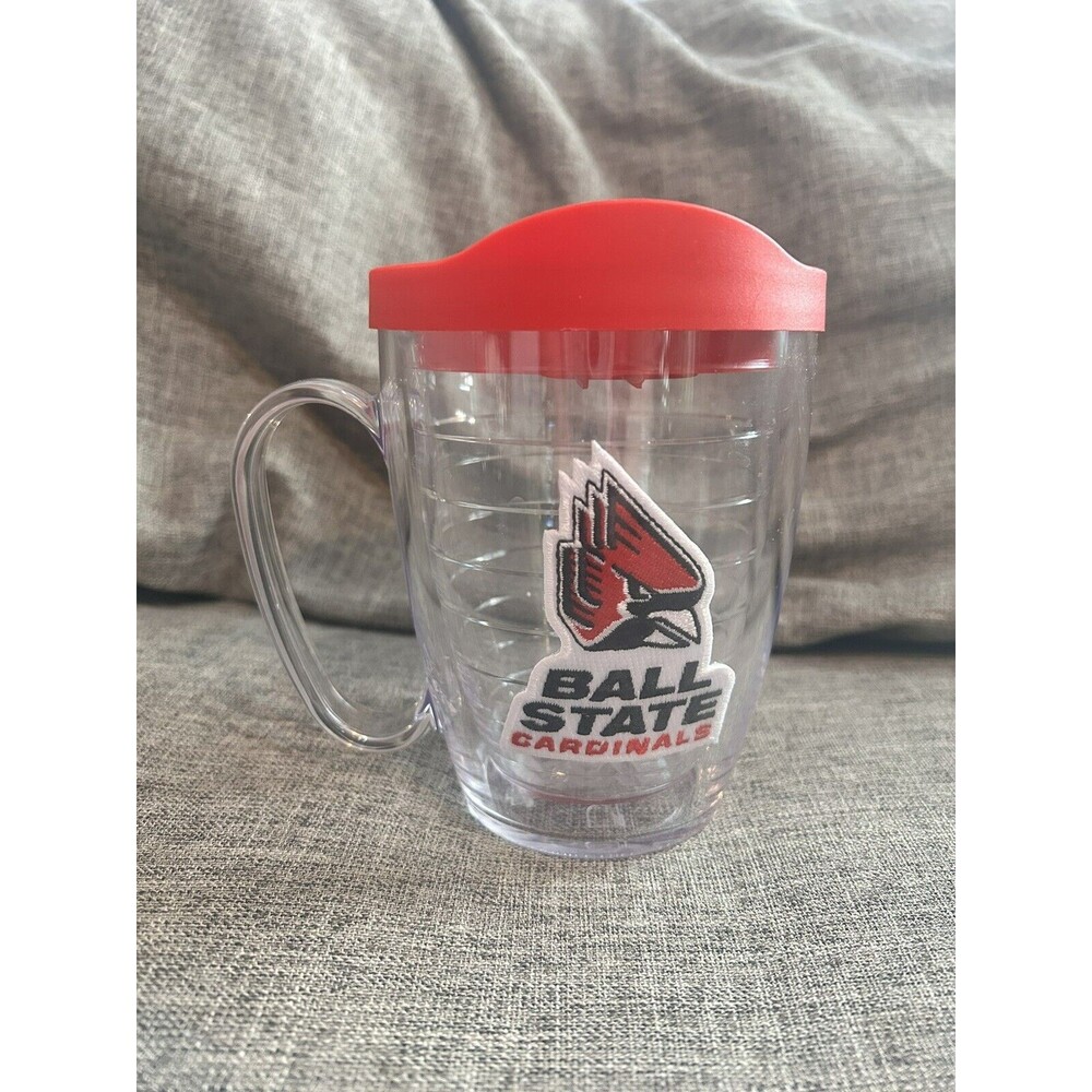 Tervis Tumbler Ball State Cardinals Mug With Handle Cardinal Patch 16 Oz